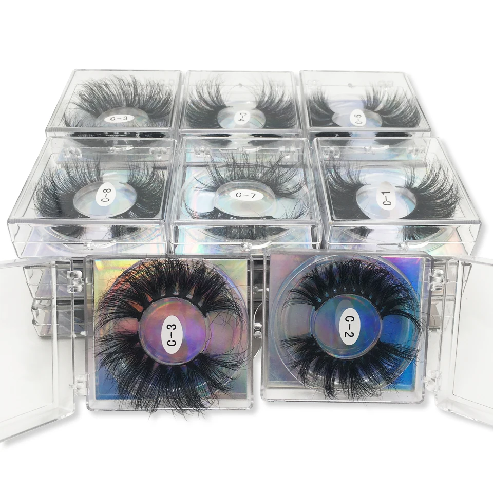 

Cruelty Free Eyelashes with Mink Lash Storage Boxes Natural Dramatic Mink Lashes Vendor