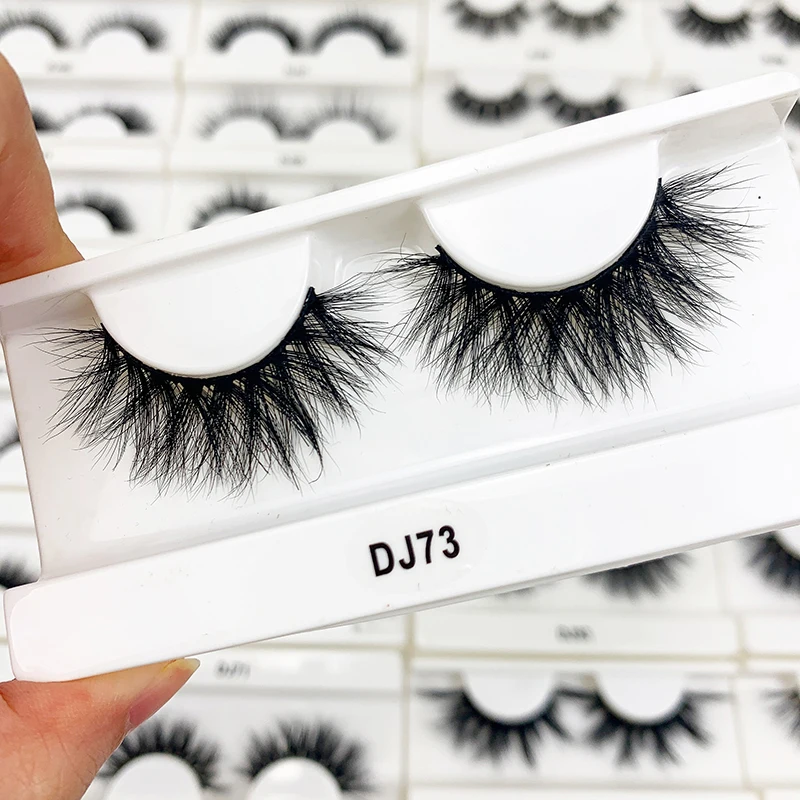 

Premium Mink Eyelashes Full Stirp Private Label 3D Eye Lashes Mink lashes Vendor, Natural black