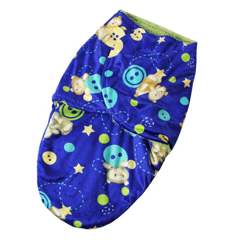 
Babies Sleeping Bags Newborn Baby Cocoon Swaddle Wrap Envelope Short Plush Warm Cotton Baby Blanket Swaddling Wrap 