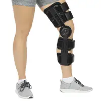 

Medical Post Op Orthopedic Hinged Knee Brace Adjustable Rom Knee Support Immobilizer for ACL, MCL & PCL Injury