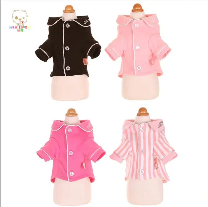 

The new design Amazon wholesale teddy dog clothing dog pajamas sleep clothes