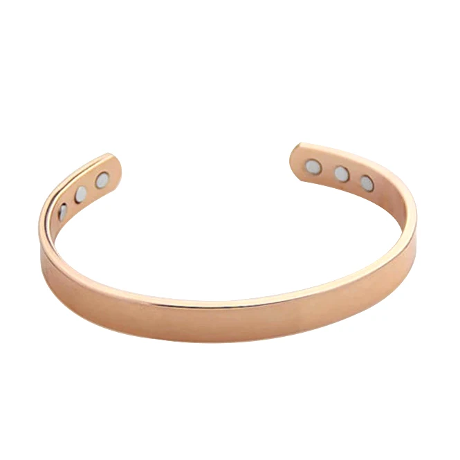 

Magnetic Copper Bracelet Bangle Therapy Healing Arthritis, Rose gold