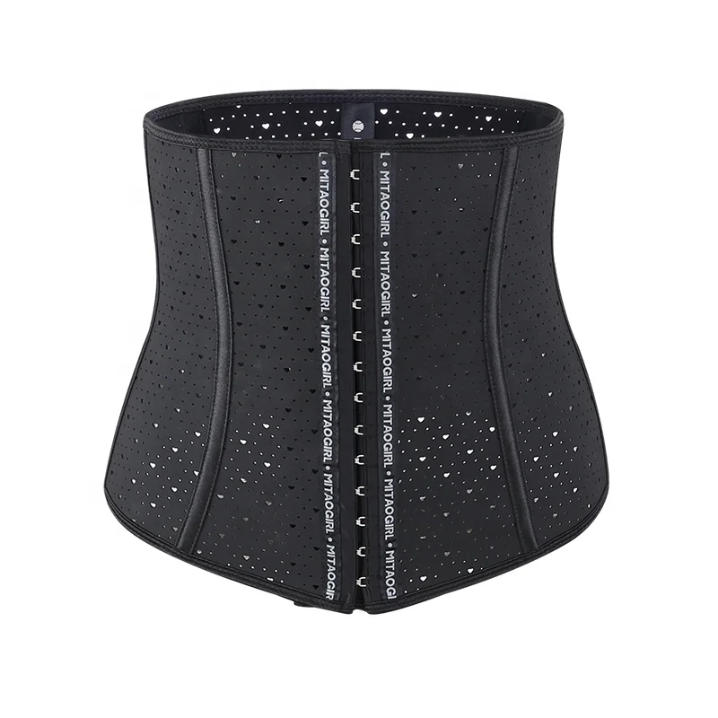 

Custom-made corset with heart hole breathable exercise bodice for bodybuilding and waist tuck