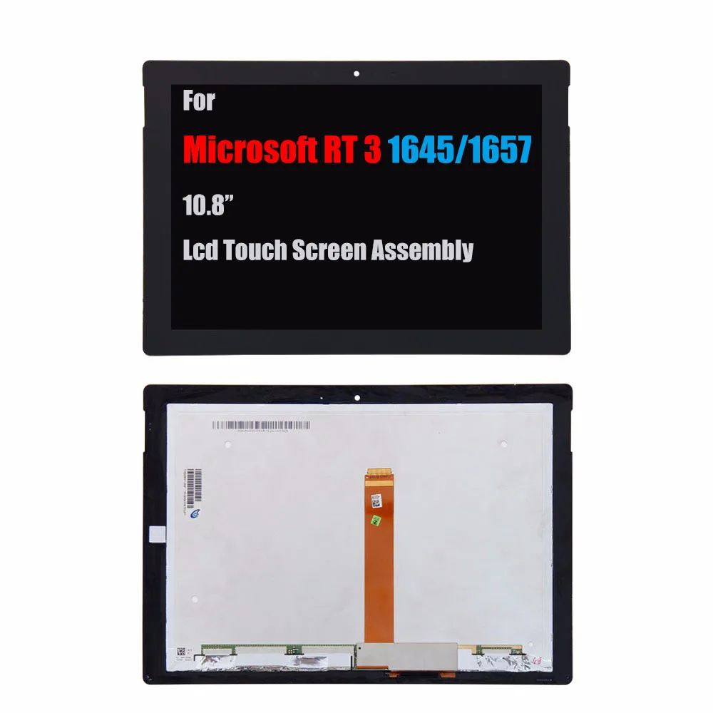 

For Microsoft Surface 3 RT3 1645 LCD Display Touch Screen Assembly for Microsoft RT 3 RT3-1645 RT3-1657 10.8" Lcd Replacement