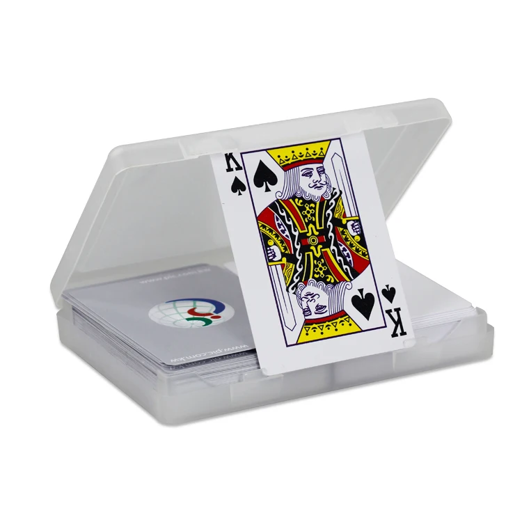 

2019 New fashion design custom logo printed plastic pvc poker cards plastic playing card, Cmyk 4c printing and oem