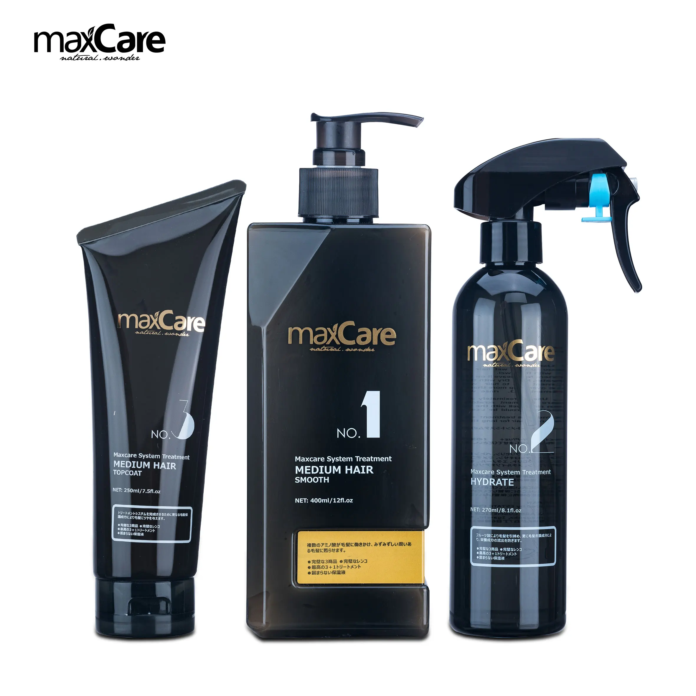

Professional hair deeply repair treatment 3 steps smoothing hair collagen treatment set