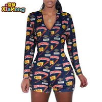 

ML 2020 popular pattern oem one piece adult onesie adult pajamas / jumpsuit