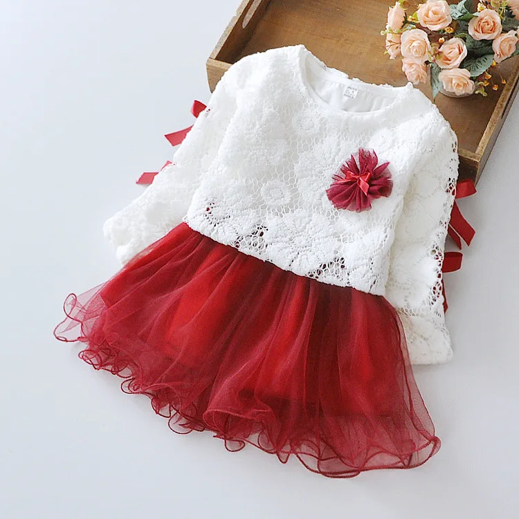 

Cotton Kids Girls Clothing Set T-Shirt + Net Veil Skirt Summer Baby Clothes Children's Suits Cute Bow Dress For Girl