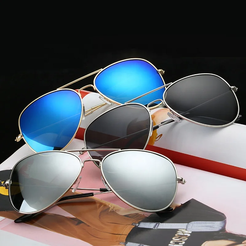 

Gafas Wholesale UV400 custom logo shades women mens fashion polarized metal aviation sun glasses sunglasses, Can be customized