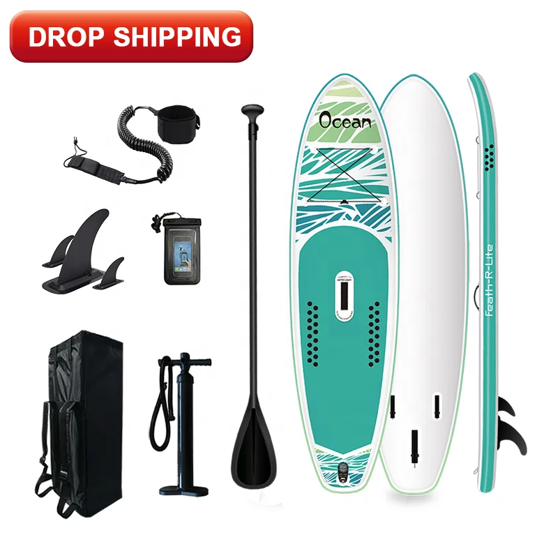 

FUNWATER drop shipping sup paddle board best stand up inflatable paddle board surfboard wholesalers, Blue