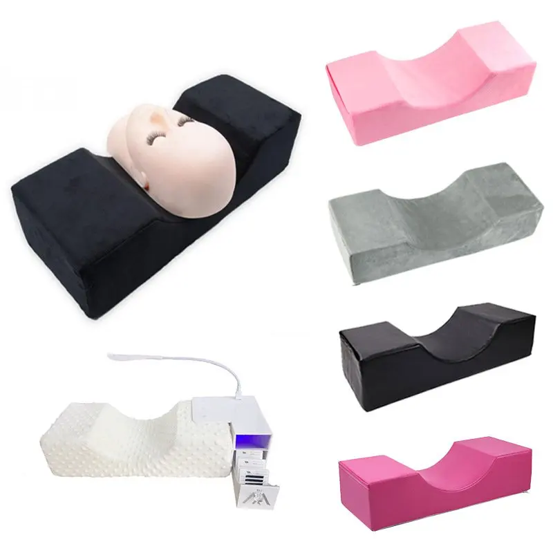 

Custom Private Label High Quality Lash Extension Pillow, Wholesale Beauty New Design Pillow Eyelash Extension For Salon, Black,pink,grey,white