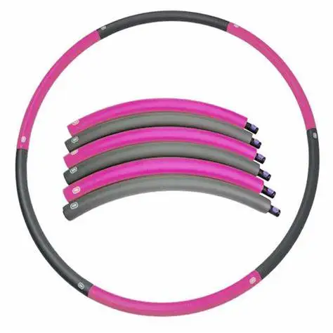 

123 sports wholesale Gym Fitness Plastic ring Flat Hula fitness ring for adults, Red, blue, pink,purple