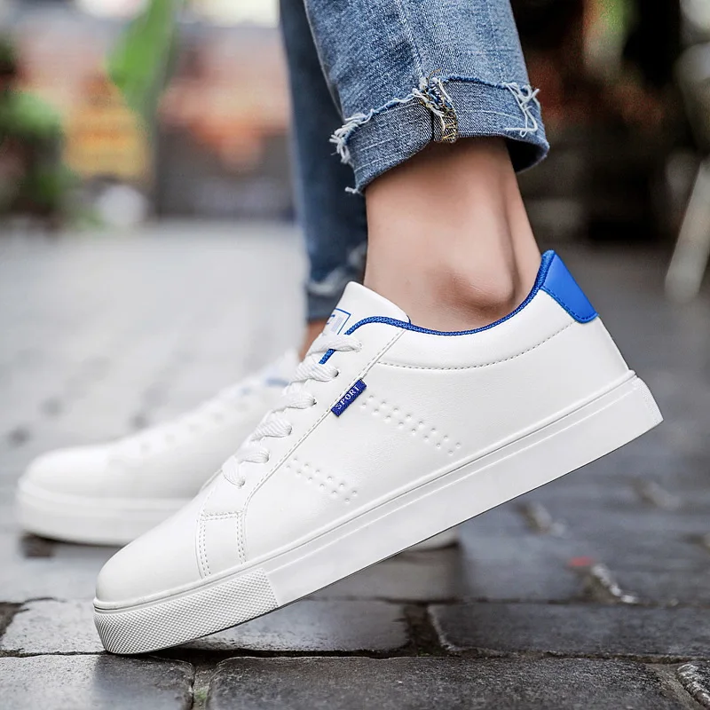 

Factory Price New Model Shoes Mens Casual Shoes Canvas, White black red blue