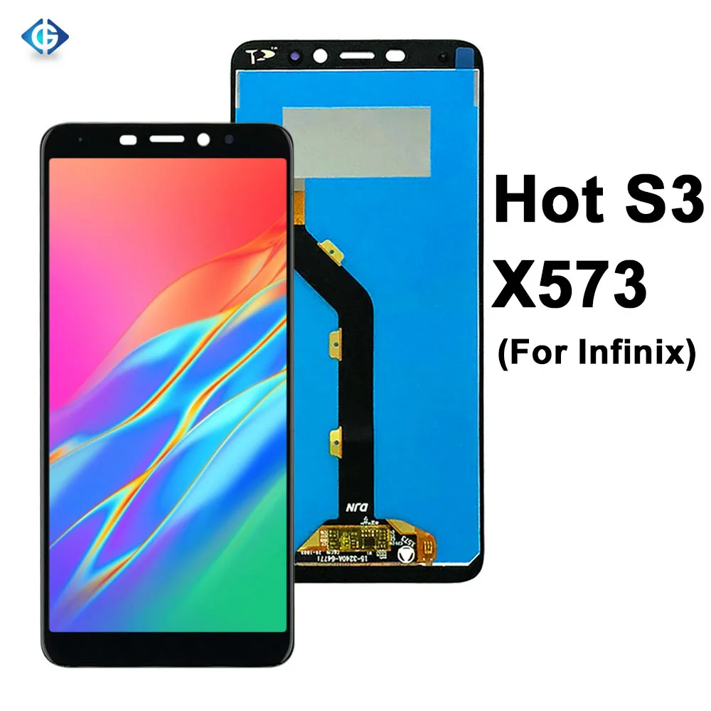 

for Infinix Hot S3 LCD Display with Touch Digitizer Assembly for Infinix X573 Screen, Black