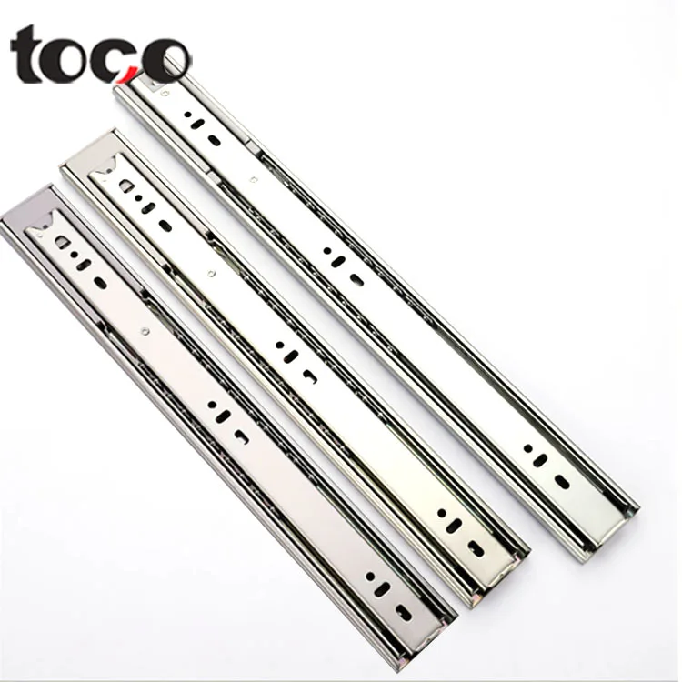 

toco kitchen cabinet ball bearing telescopic channel drawer slides Rail soft Close cabinet drawer slide