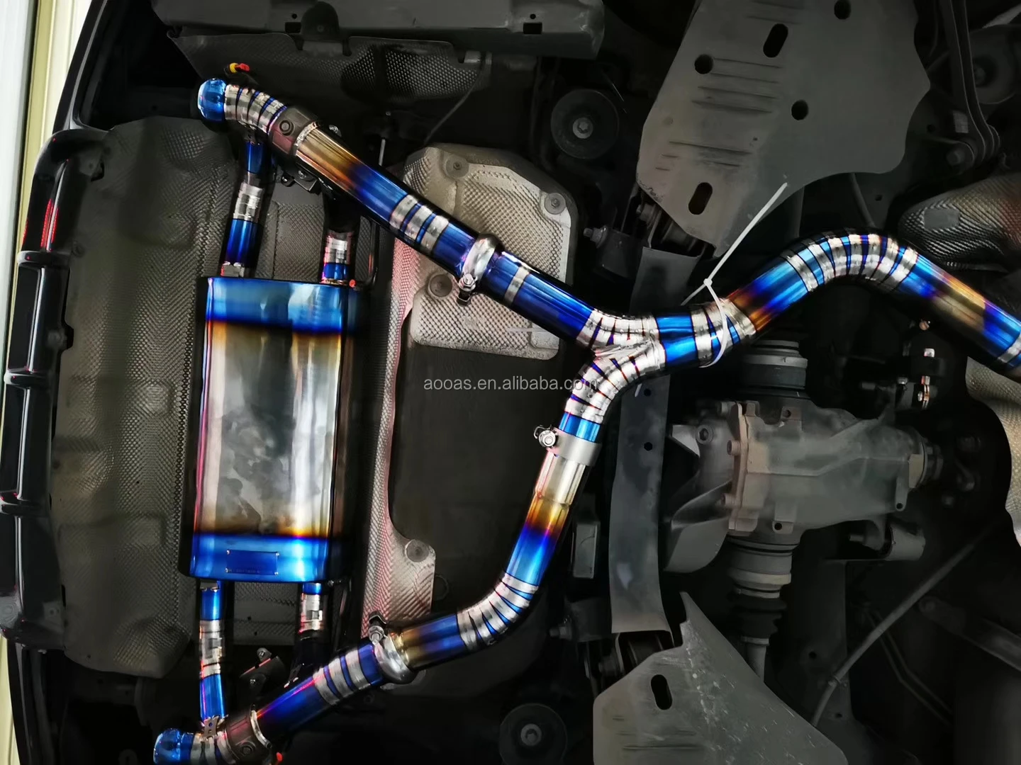 Titanium Exhaust Vlavetronic Full Exhaust System Exhaust Downpipe For