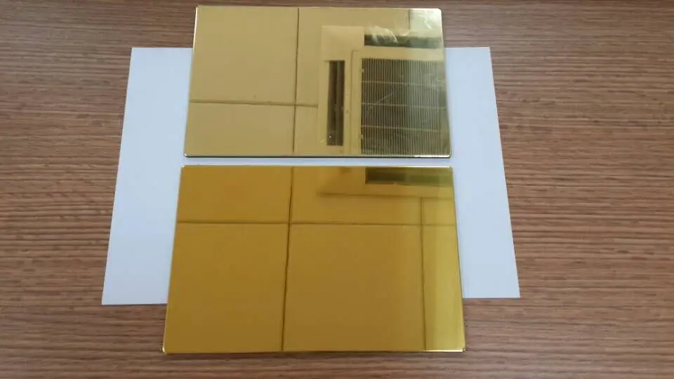 Alucobond Golden Color Mirror Finish Acp Sheets Aluminium Composite Panel Buy Gold Mirror Acp