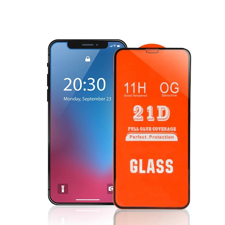 

21D Full Covered High Definition For iPhone 13 Pro Max Tempered Glass Screen Protector, Transparent