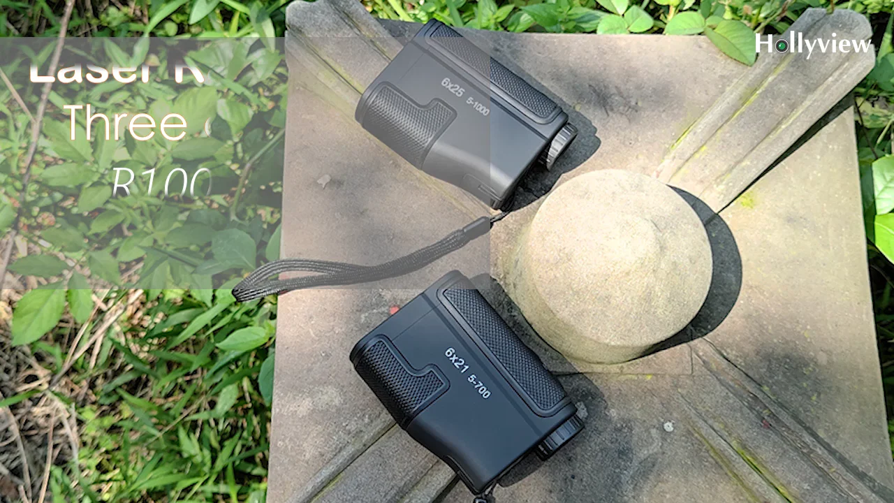 Hollyview Target Shooting Range Finder Binoculars 6x25 Laser Range