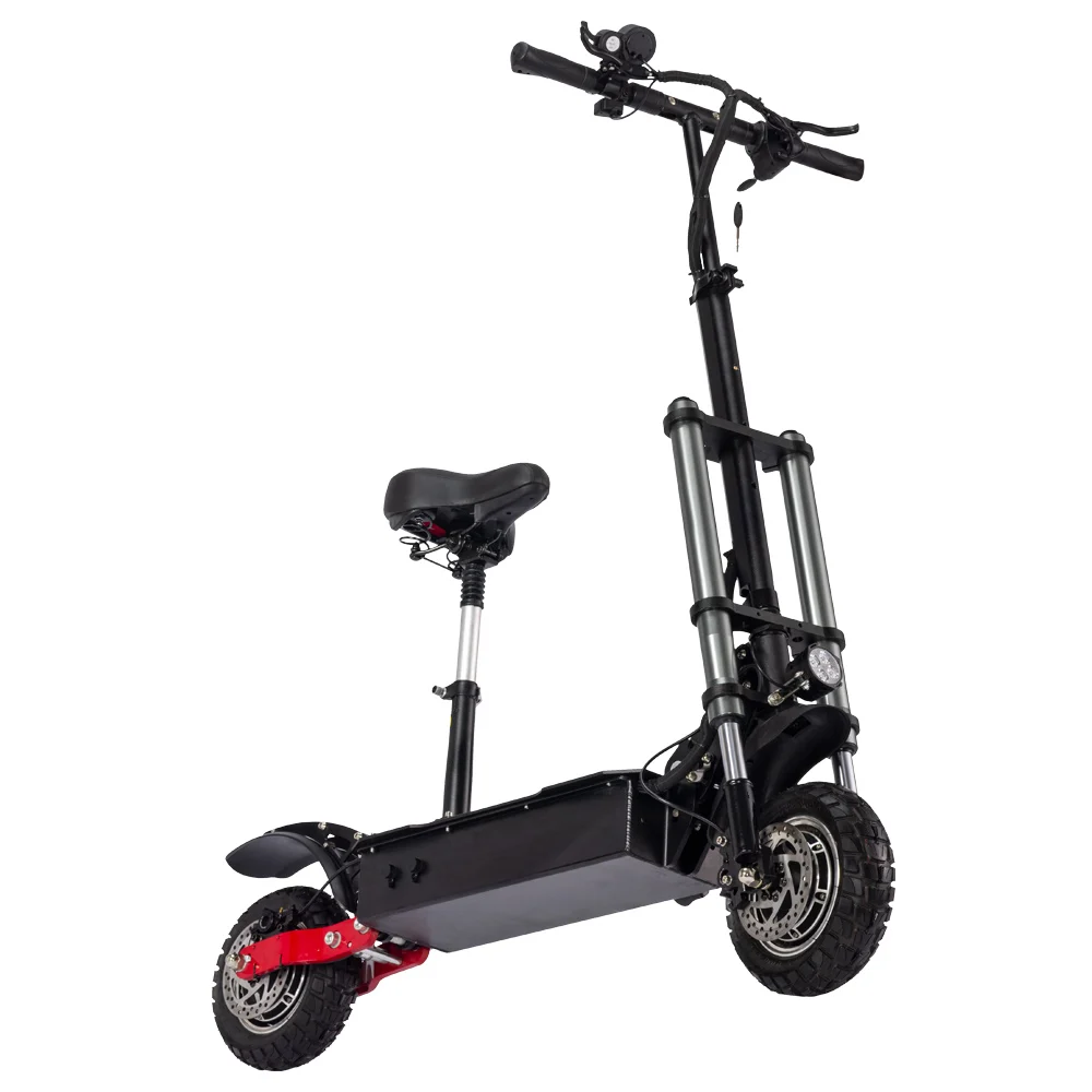 

Janobike China Electric Scooter 70Km / H Off Road Escooter Electric Kick Scooter Adult Scooters 10 Inch, Black