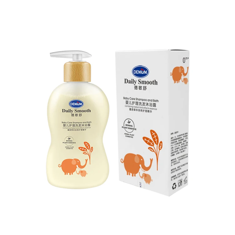 

Ready To Ship 2021 Hot Sales DE01 Baby Skin Care Product Bath Showers Gel Tear-Free Sulfate-Free