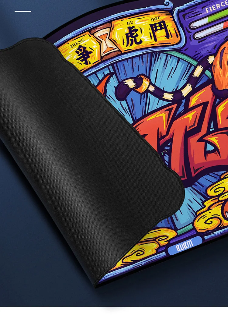 BUBM OEM Custom Chinoiserie Style Large Sublimation Gaming Desk Mousepad
