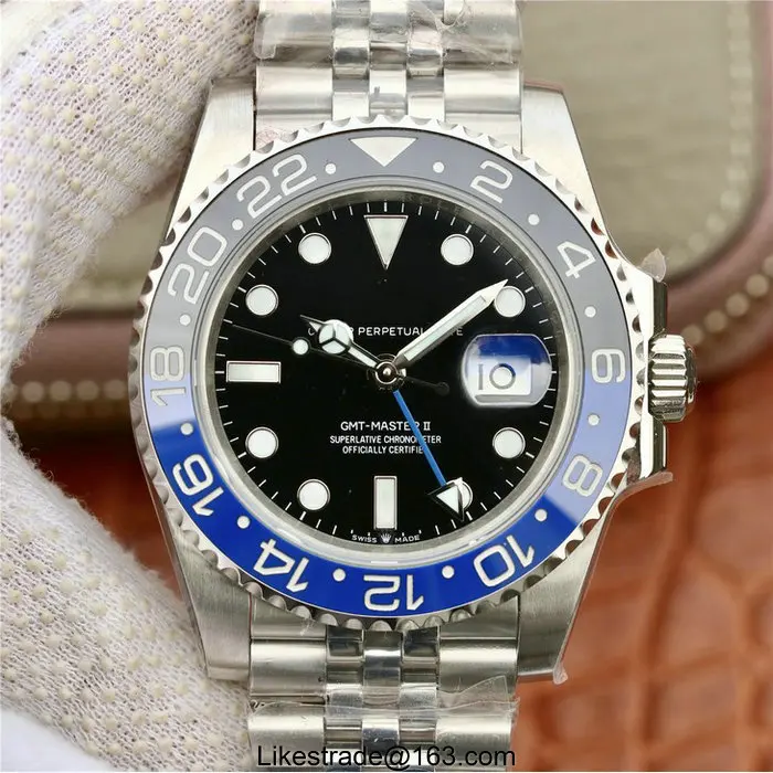 

Hot Selling Night Vision Wristwatches Noob Style Diver Watches Men Automatic Watch G mt Mechanical Watches