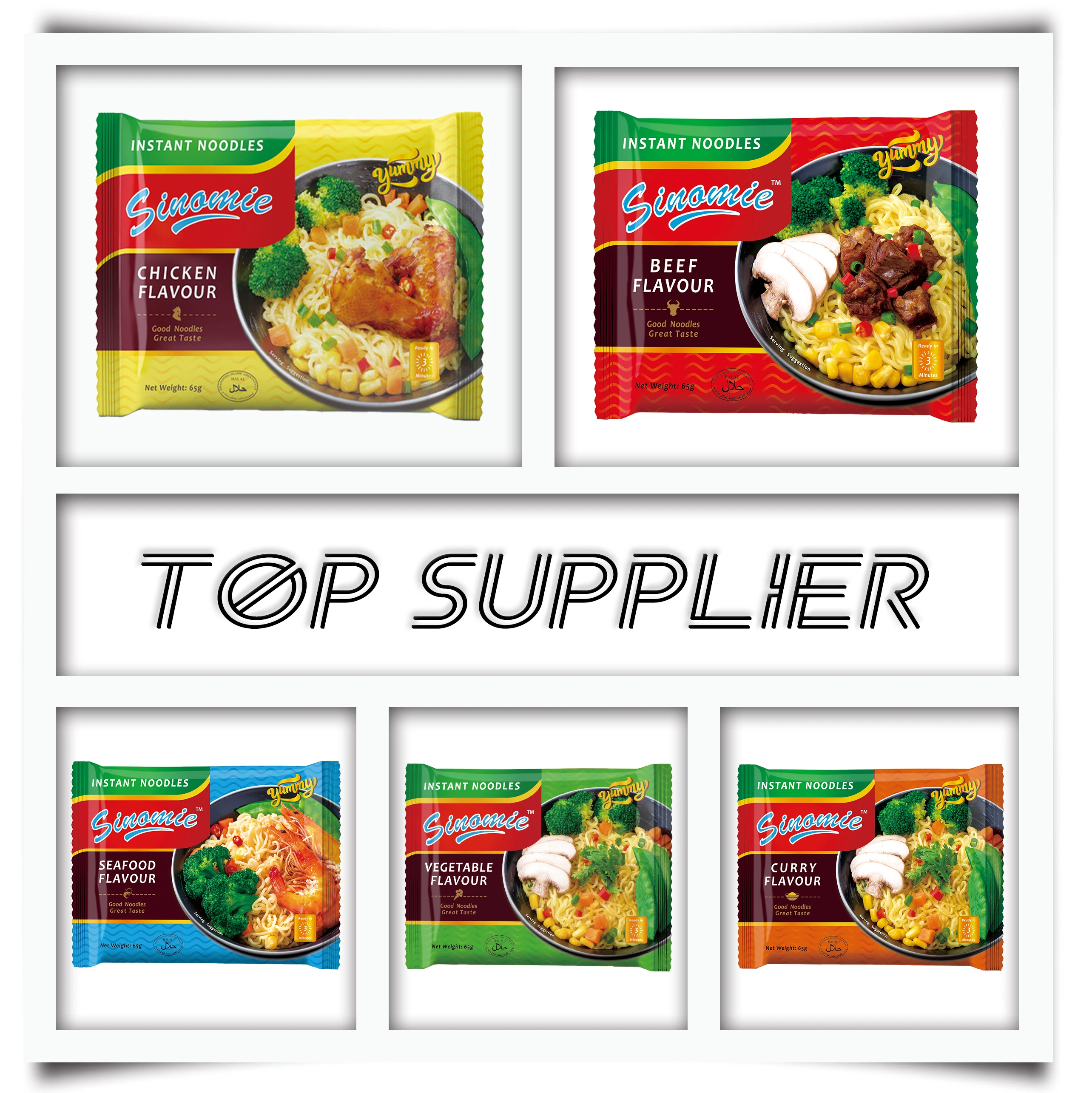 
SINOMIE Professional And OEM Factory Ramen With HALAL Cup Instant Noodles 