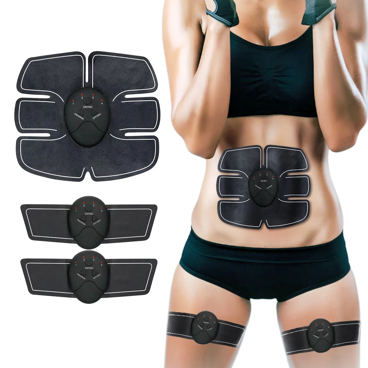 

Smart Workout Fitness Body Building Abs Adbominal Six Pack EMS Electric Muscle Stimulator