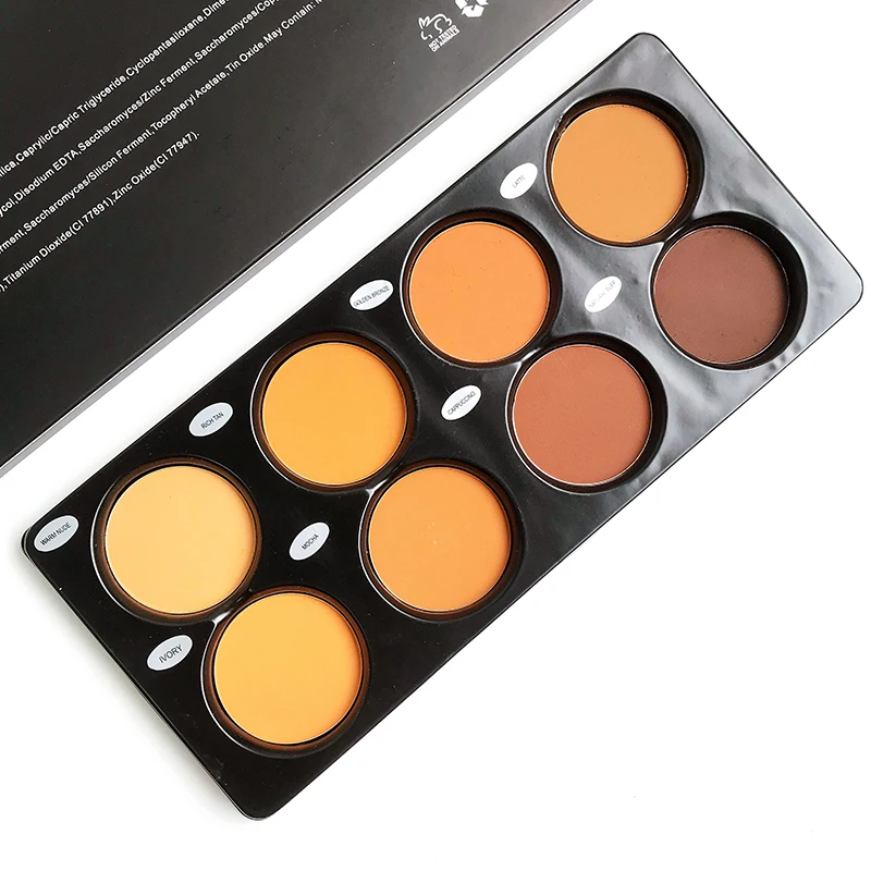 

8 Colors Sunscreen Pressed Contour Powder Contour Pallete Private Logo Pallette Contour, 13 colors