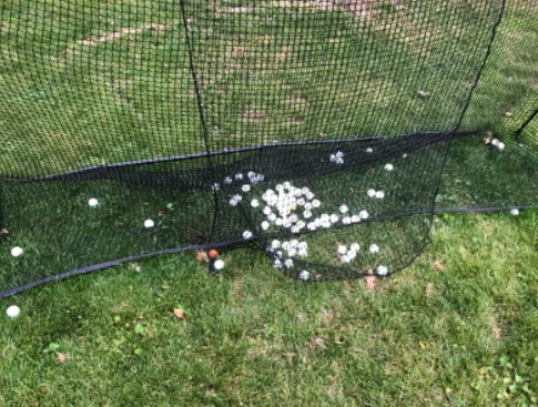 portable driving practice golf net