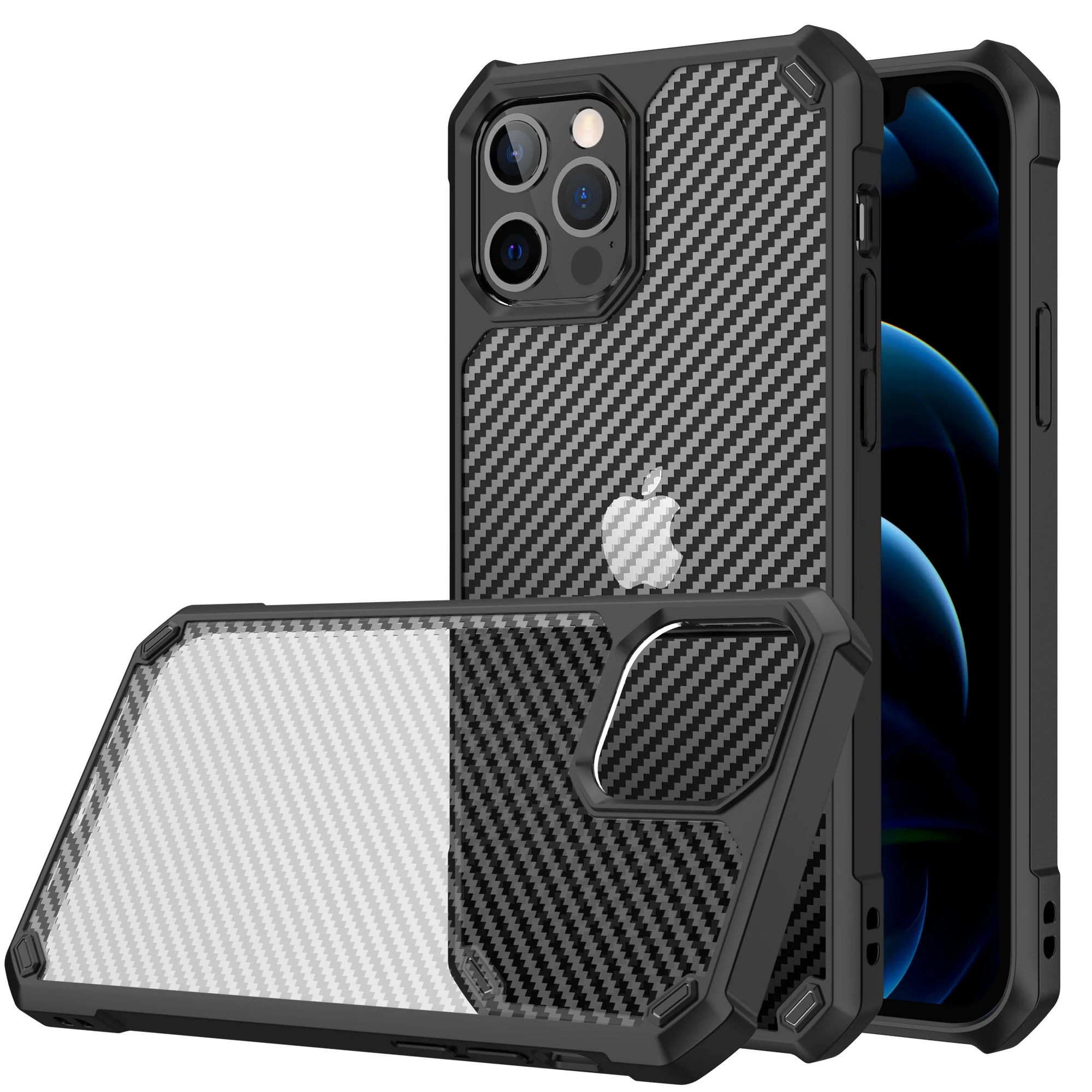 

New Arrival Carbon Fiber Phone Case For iPhone 12 12 Pro Case Carbon Fiber