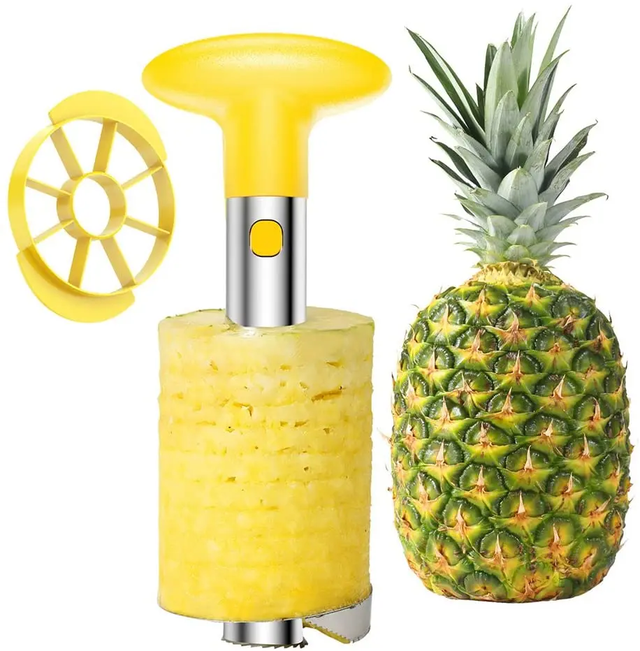 

Stainless Steel 304 automatic Pineapple Peeler, Yellow/black