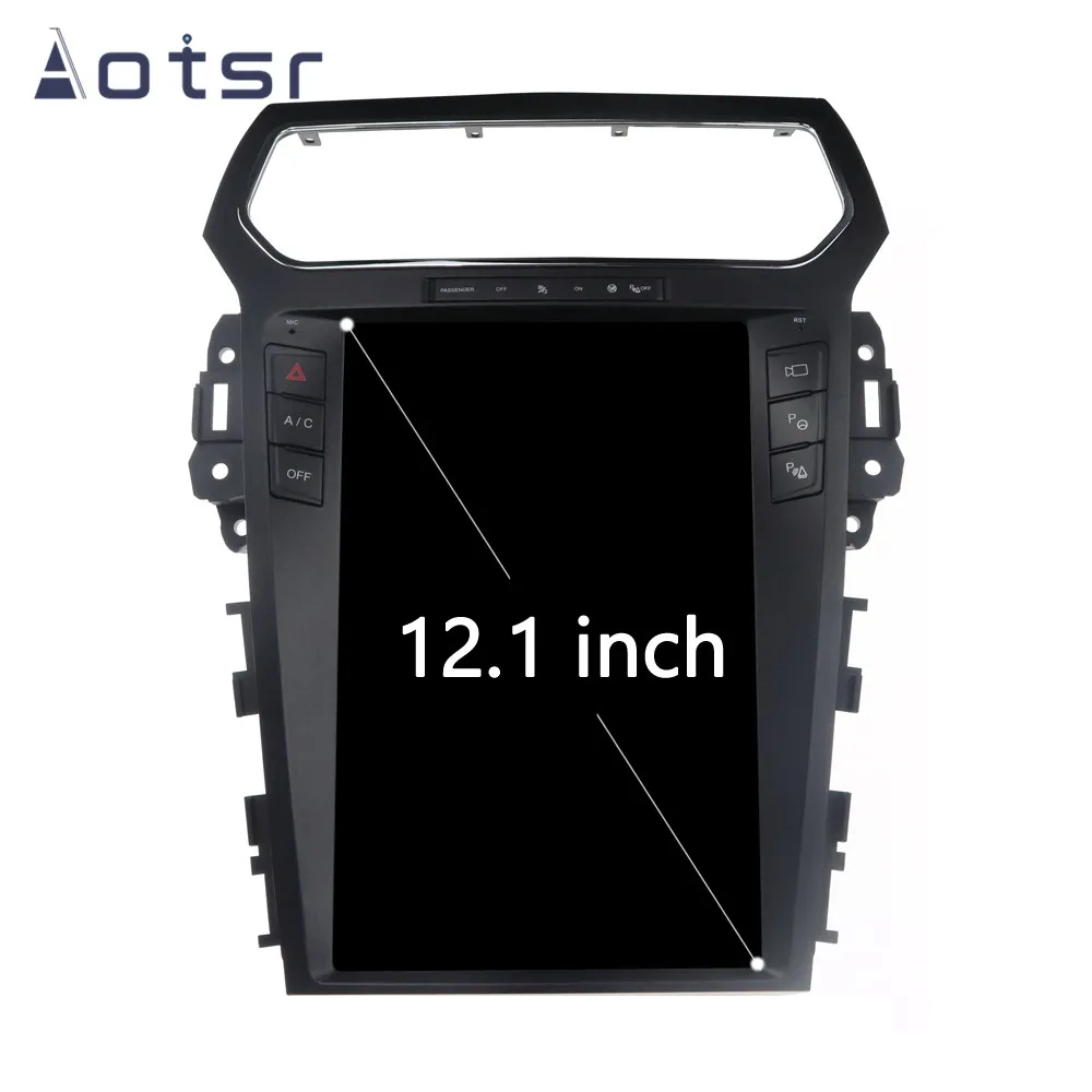 

For Ford Explorer 2011-2019 Tesla Style Vertical Screen PX6 Android 9.0 Car Multimedia Radio Player Audio GPS Navi BT head unit