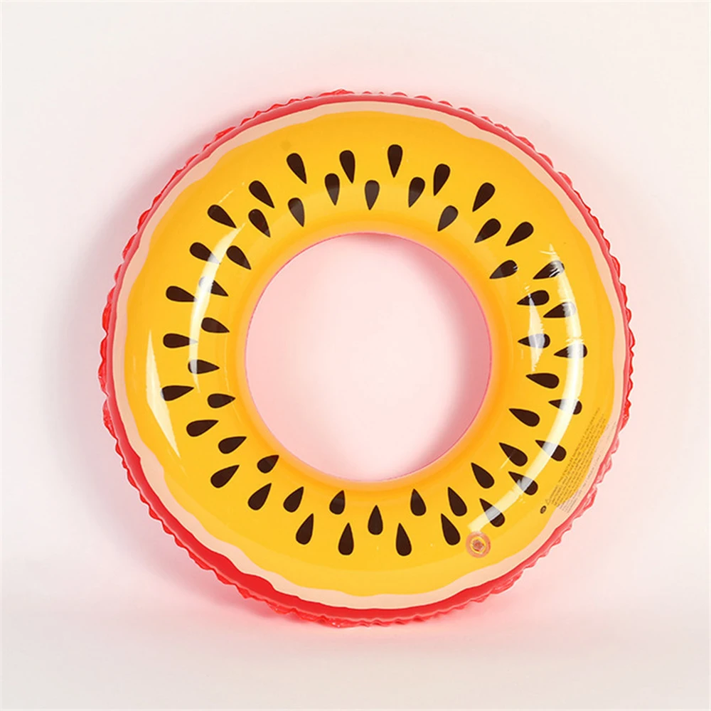 

Newbility Diameter 90cm men and women through fruit watermelon swimming ring Inflatable water ring pvc