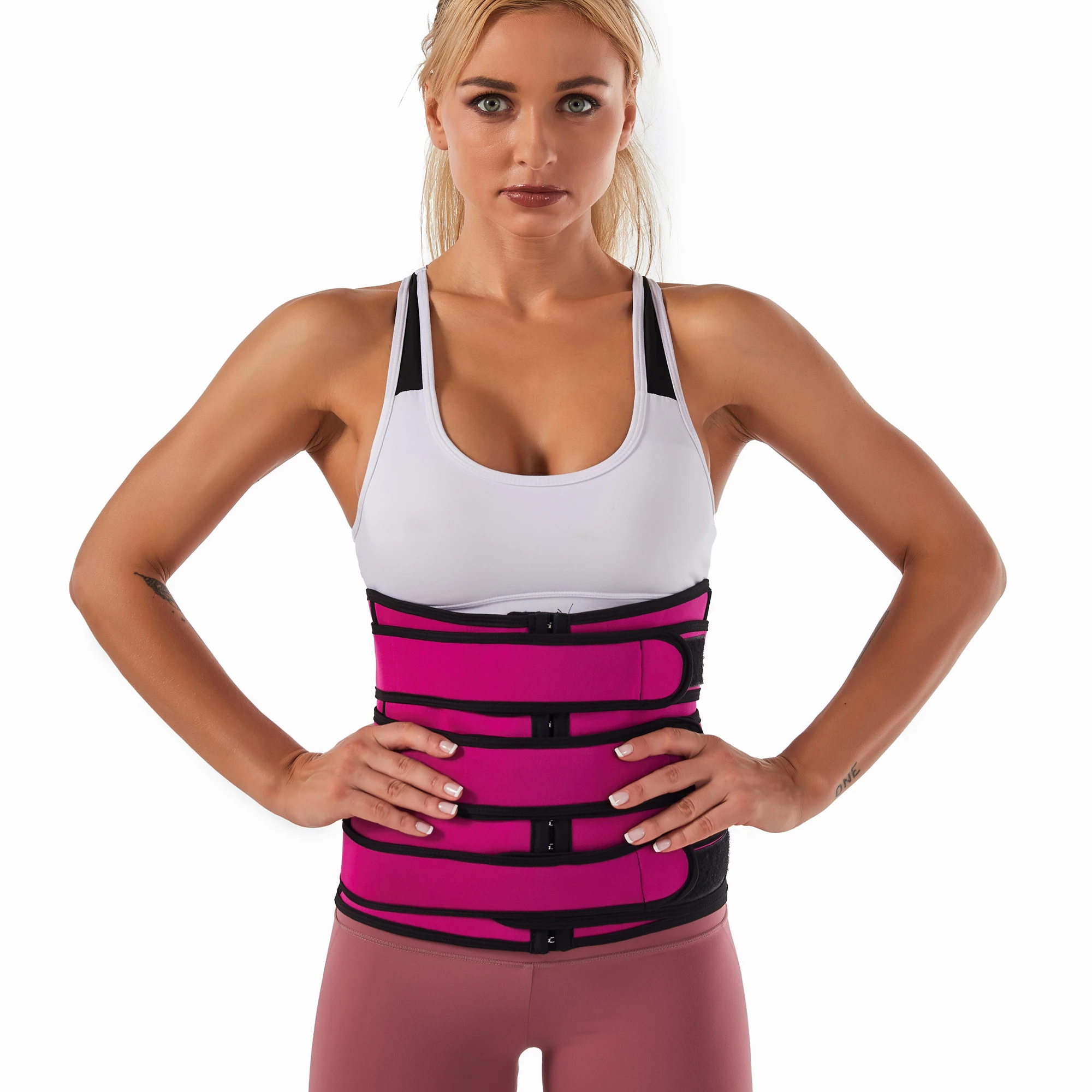 

Sports Abdomen Belt Adjustable Body Shapewear Three-Breasted Waistband Trimmers Slimming Belts Tummy Trimmer Waist Trainer