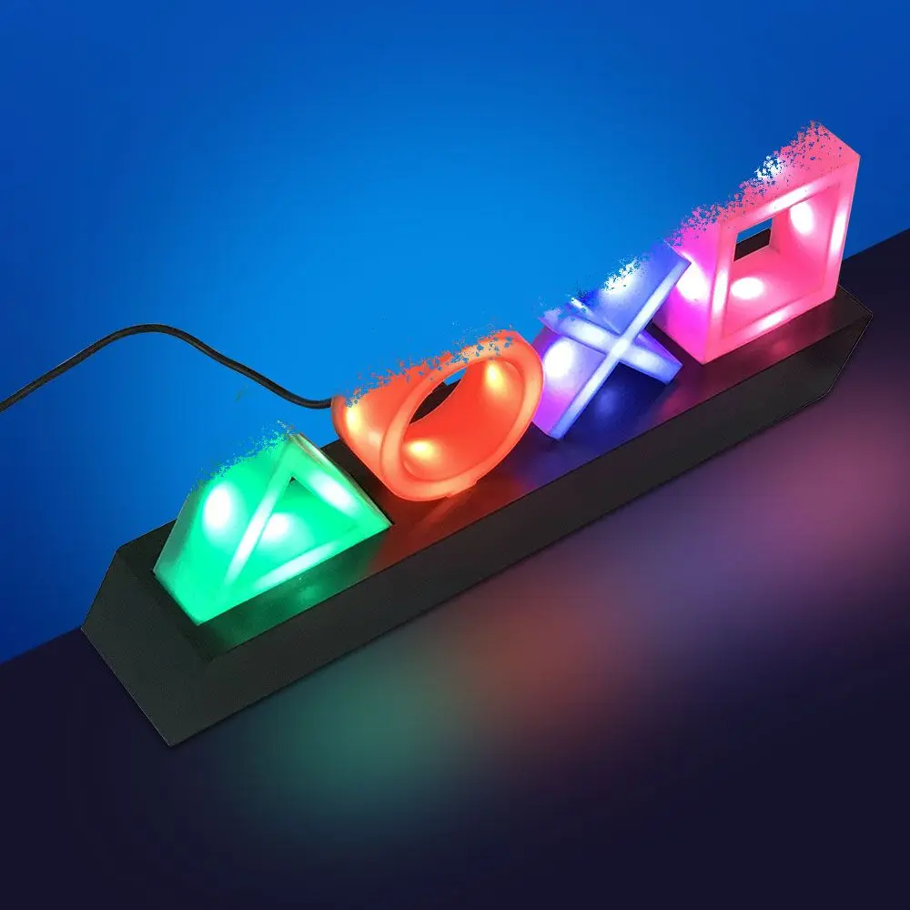 

Voice Control Decorative Lamp For PS4/PS5 Game Icon Light For PS4/PS5 Acrylic Atmosphere Neon Light