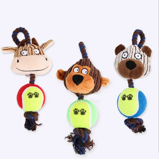 

Eco-friendly squeak Dog plush toys Dog toothbrush chew for dog cat