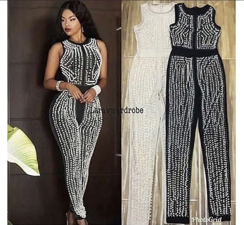 

2020 new arrival ladies nightclub sexy jumpsuit slim&elegant fit design, Black or customized