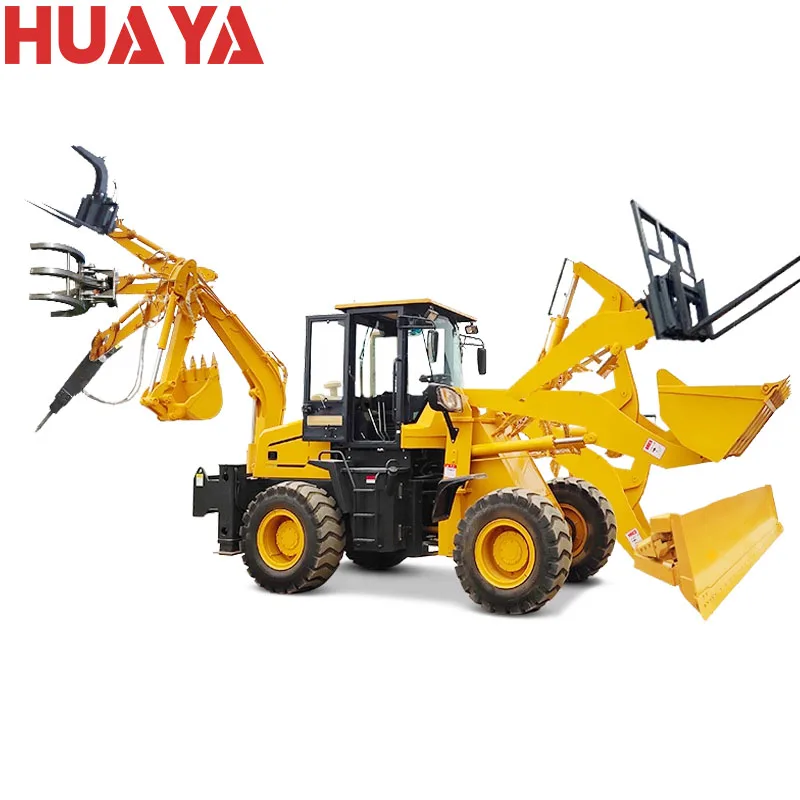 

Factory direct sales backhoe excavator loader 1 ton 2 ton 3 ton 4 ton front end loader wz28-20