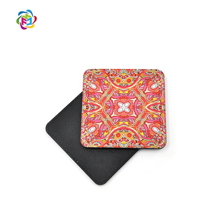

Wholesale Square Shape PU Sublimation Coasters Size, Changeable