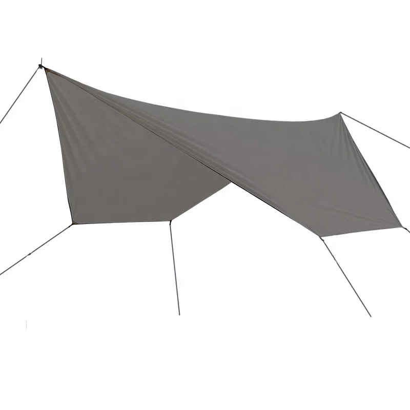 

Outdoors Ultralight Waterproof Hammock Rain Fly Tarp Compact & Easy Setup & Ripstop, Night grey