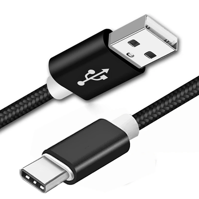 

Type-c data cable Charging Cord Nylon Braided usb-c For Samsung Xiaomi original mobile phone cable, Black,silver ,gold ,rose red,pink,blue