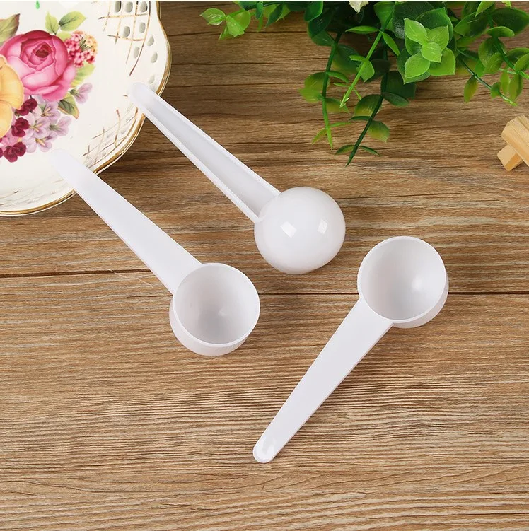 

Freee shipping food grade PP powder spoon measuring amount 7.5g plastic Scoop, Customized color