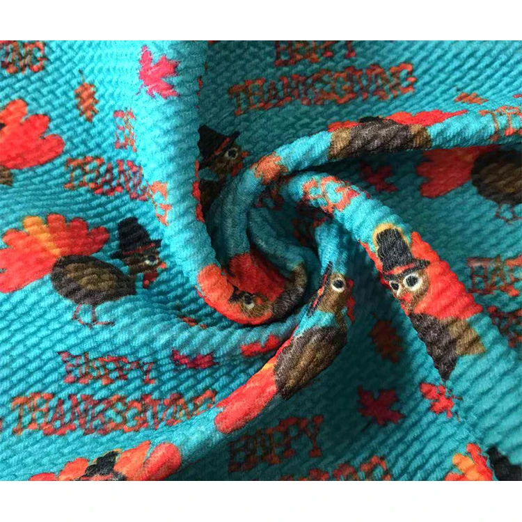 
No MOQ digital bullet print hair bow fabric printing custom beautiful pattern 