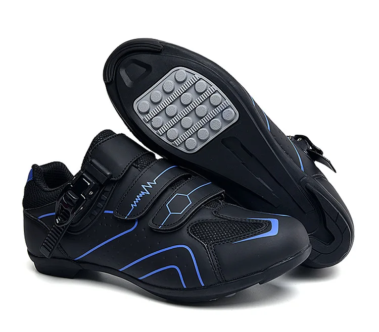 

Outdoor Reflective Strip Lock-free Mountain Road Power-assisted Shoes Riding Lock Shoes Men's Women's Bicycle Shoes