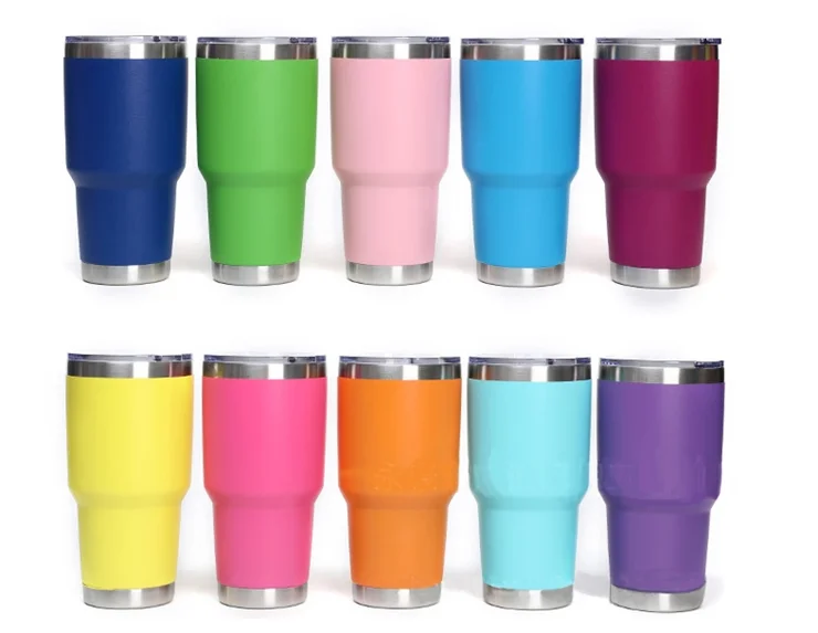 

30oz 20oz Custom Sublimation Stainless Steel Slim Thermos Tea Tumbler Cups In Bulk,Vacuum Sealed Coffee Travel Mug, Customized color