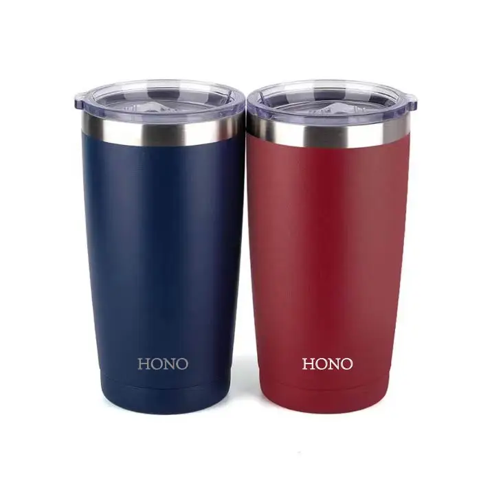 

20 oz Double Wall Stainless Steel Metal Travel Coffee Tumbler Vacuum Insulated Cups with Straw, Customized