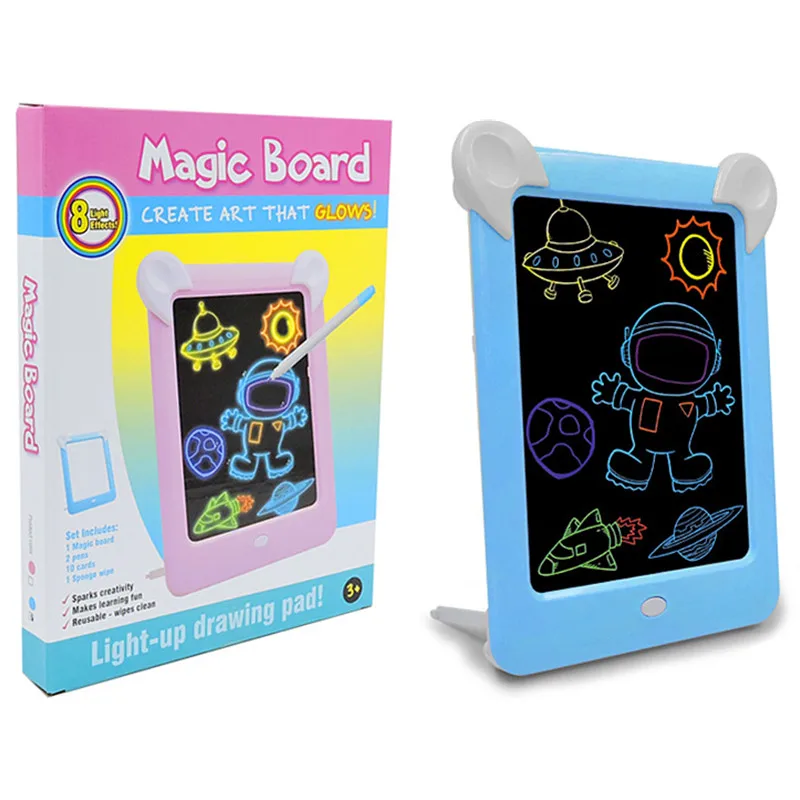 3D Magic Pad Kinder Spielzeug Light Up Led Board Zeichnung Tablet 30x40CM A3 