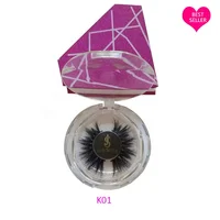 

Wholesale Custom False+Eyelashes Packaging Box Vendor Real 100% 3d Bulk Private Label Eyelashes